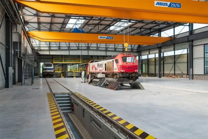 Projet : Gare ferroviaire UF4, atelier de maintenance