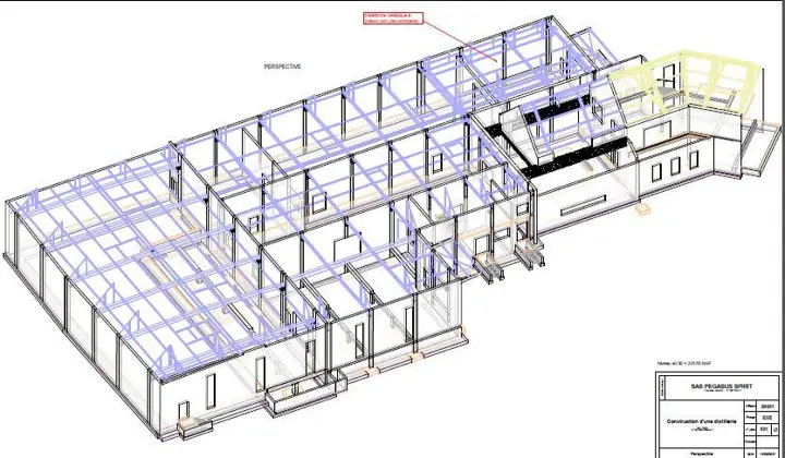Projet : Cuverie du domaine Pegasus