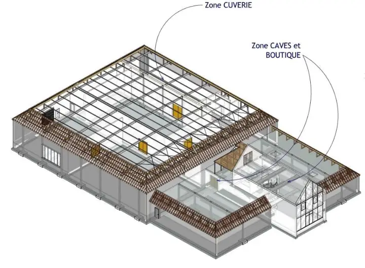 Projet : Cuverie du domaine Pierre Vincent