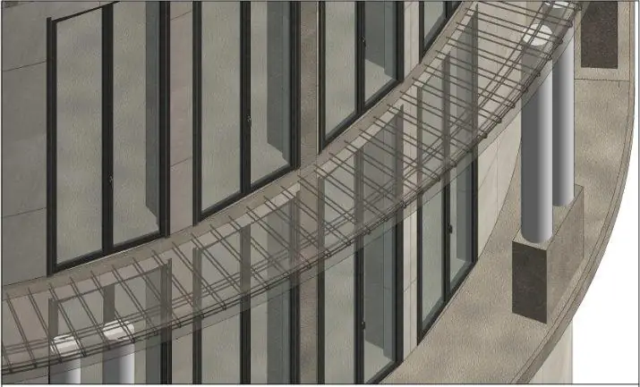 Projet : Hôtel Ibis, balcons existants